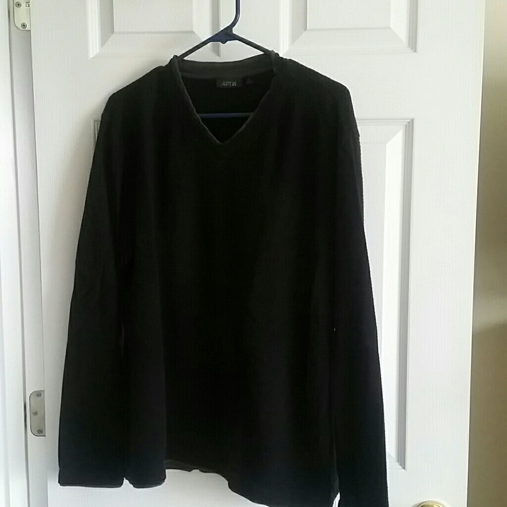 Large cotton black shirt